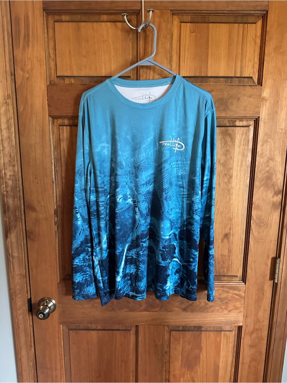 Reel Life Men's Long-Sleeve Performance Sun Shirt  size XL